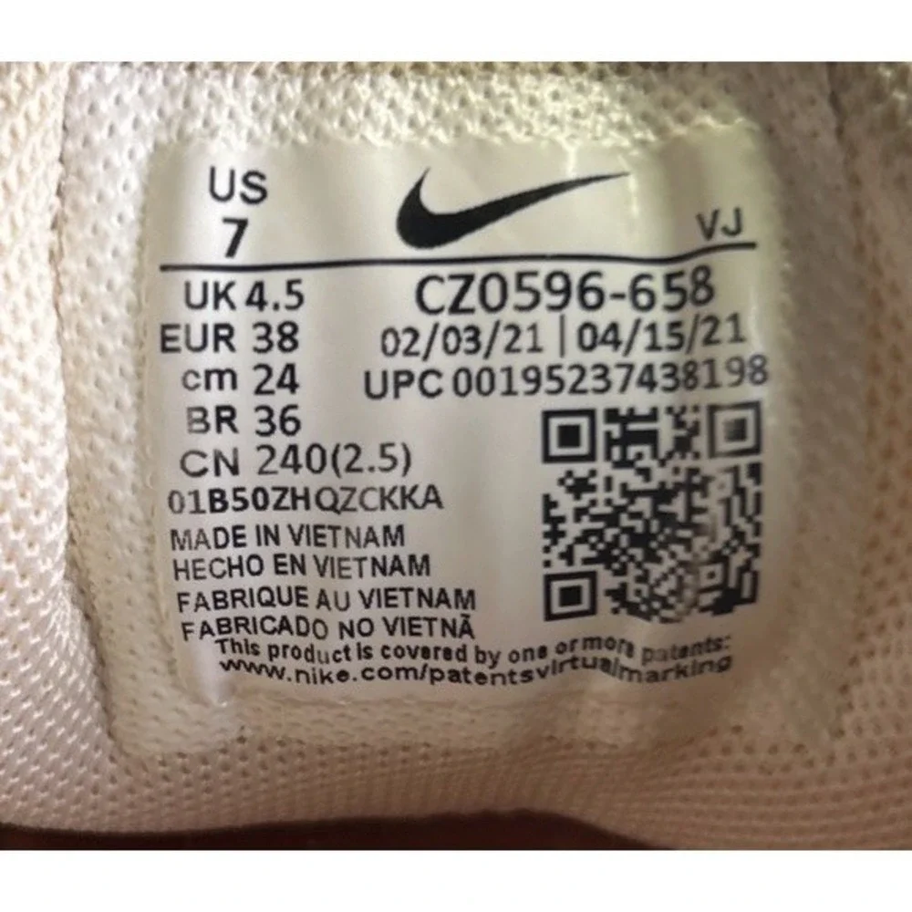 Nike Free Metcon 4 Light Soft Pink Cave Purple Women's Size 7 CZ0596-658